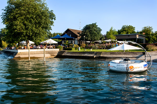 partyring vor dem Restaurant Fischerhaus